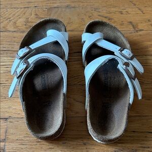 Birkenstock Kids White Miyari Sandals